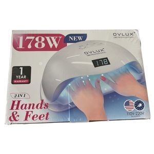 OVLUX LED Nail Lamp Professional Nail Dryer for Gel Based Nails